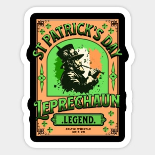 St Patrick tin whistle Sticker